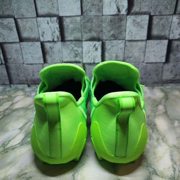 Adidas Adizero Cleats Team Solar Green Silver Size 10. - Picture 6 of 11